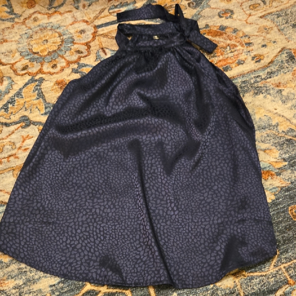 Elegant Navy Blouse